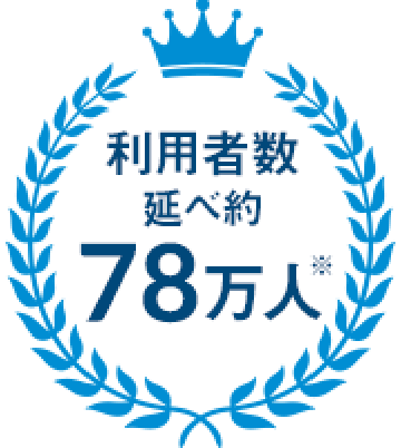 導入実績 延べ訳78万人